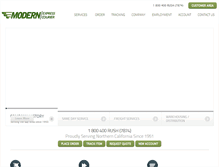 Tablet Screenshot of moderncourier.com